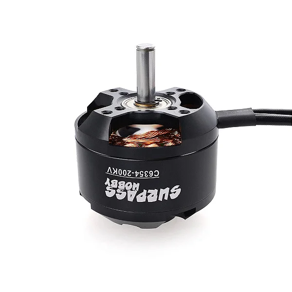 Motor brushless Surpass C6354 245kv 5320 para avião FPV - Lacrado