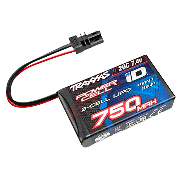 Bateria LiPo Traxxas 750 mAh 7.4V (2S) iD Tra2821 - Lacrado