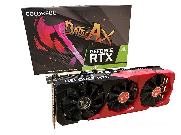 Placa de Vídeo GeForce RTX 3090 24GB GDDR6X Colorful - Lacrado