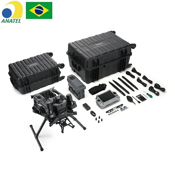 Drone DJI Matrice 400 RTK C. 3 Baterias + Estação BS100 - Lacrado