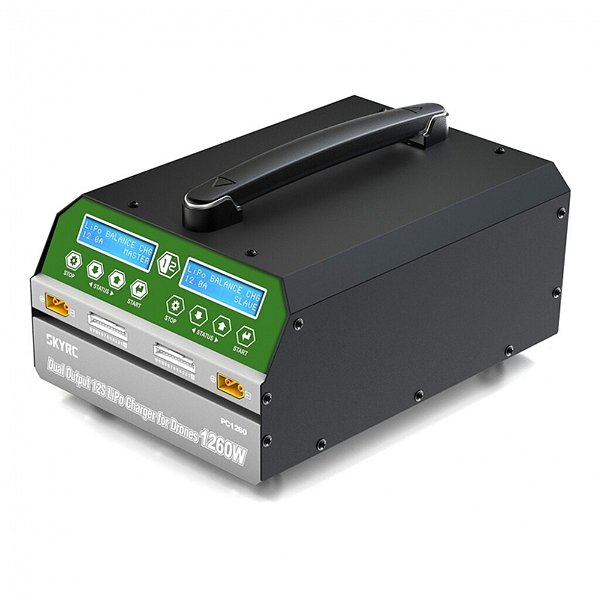 Carregador Baterias Lipo SkyRC PC1260 para 12S Dual - Lacrado