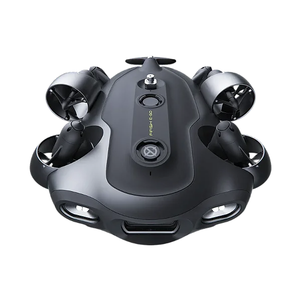 Drone subaquático QYSEA FIFISH E-GO E200A com garra 200m - Lacrado