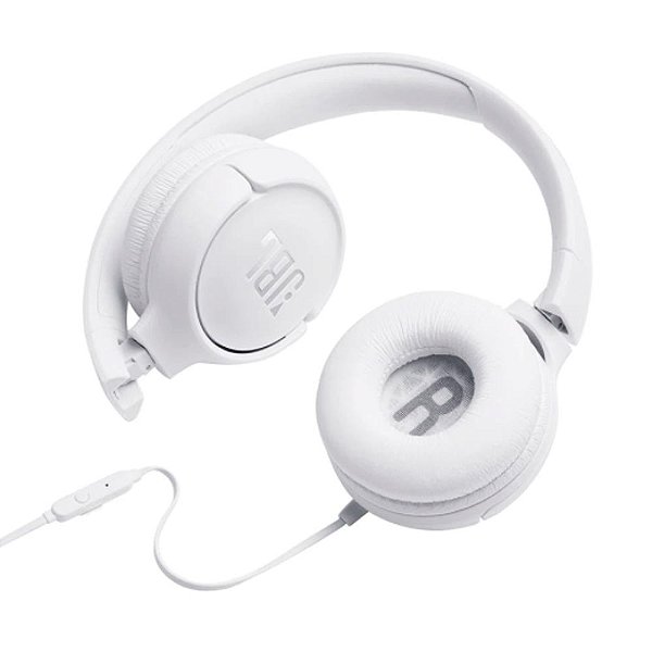 Fone de Ouvido JBL Headphone Branco C/ Microfone - Pedmi Store - Eletrônico  e Automotivo