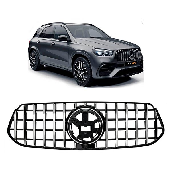 GRADE MERCEDES BENZ CLASSE GLE SUV W167 2020/ MODELO GTR CROMADA/BLACK COM ENTRADA CAMERA VO6