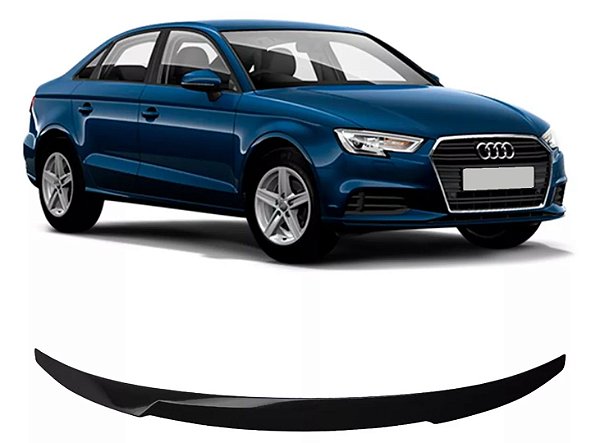 Aerofólio Audi A3 Sedan M4 Style 2014-2020 Black Piano