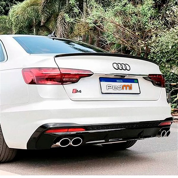 Aerofólio Audi A4 Sedan S4 Style 2016-2022 Black Piano