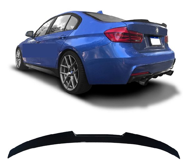 Aerofólio BMW F30 Serie 3 M4 Style 2011-2019 Black Piano