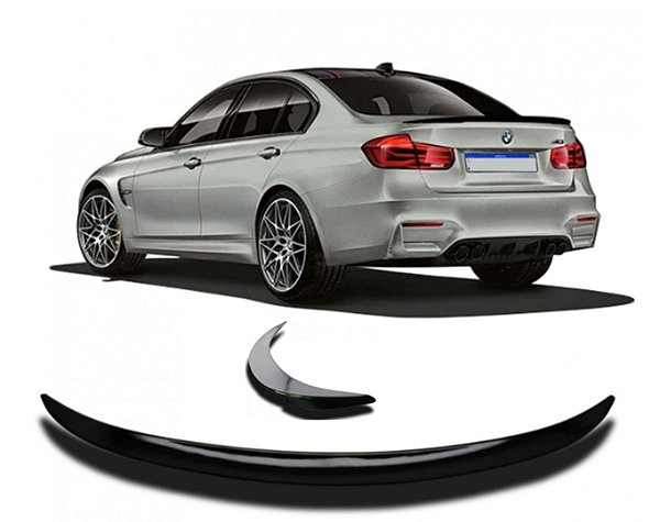 Aerofólio BMW F30 Serie 3 2011-2019 Style Black Piano