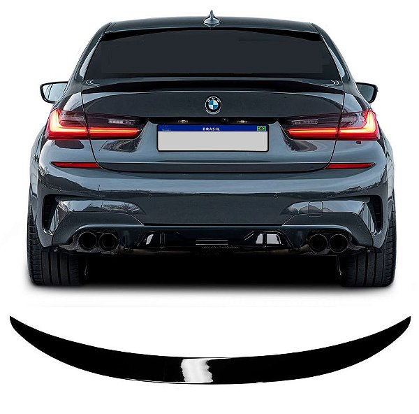 Aerofólio BMW G20 Serie 3 Style Slim 2020-2023 Black Piano