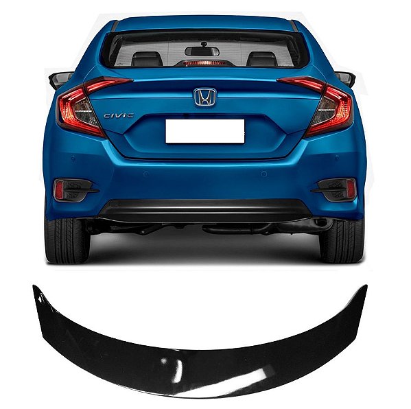 Aerofólio Honda Civic G10 Sport 2017-2022 Black Piano