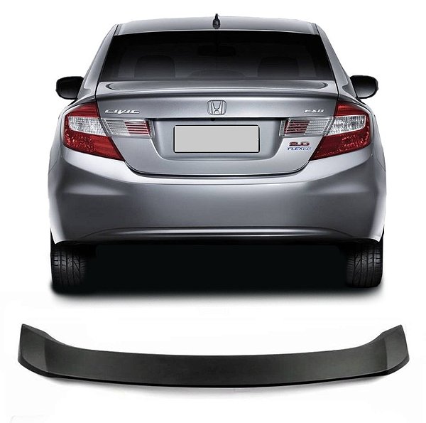 Aerofólio Honda Civic G9 2012-2016 Black Piano