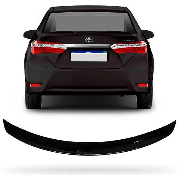 Aerofólio Toyota Corolla Modelo Slim 2015-2019 Black Piano