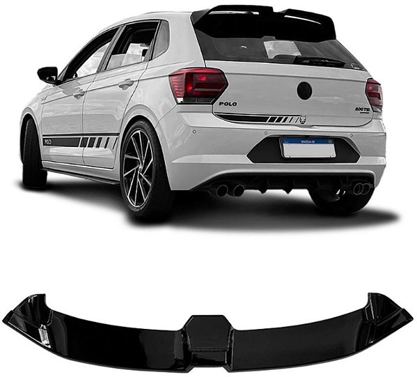 Aerofólio Volkswagen Polo Mod Oetinger 2017-2022 Black Piano