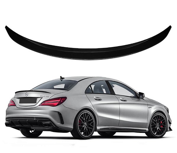 Aerofólio Mercedes Classe CLA W117 CLA180 CLA200 CLA220 2016-2019 Black Piano
