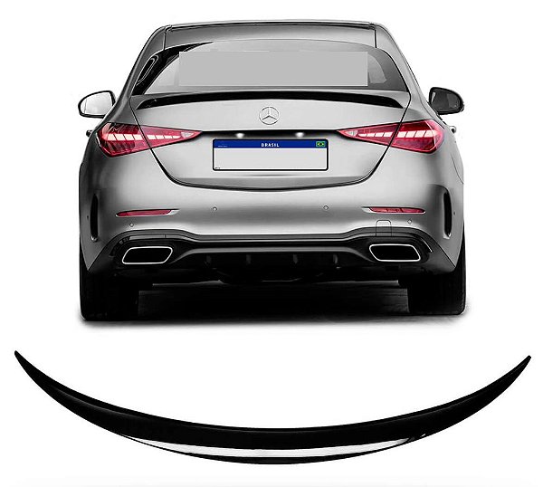 Aerofólio Mercedes Classe C W206 C180 C200 C220 2022+ Black