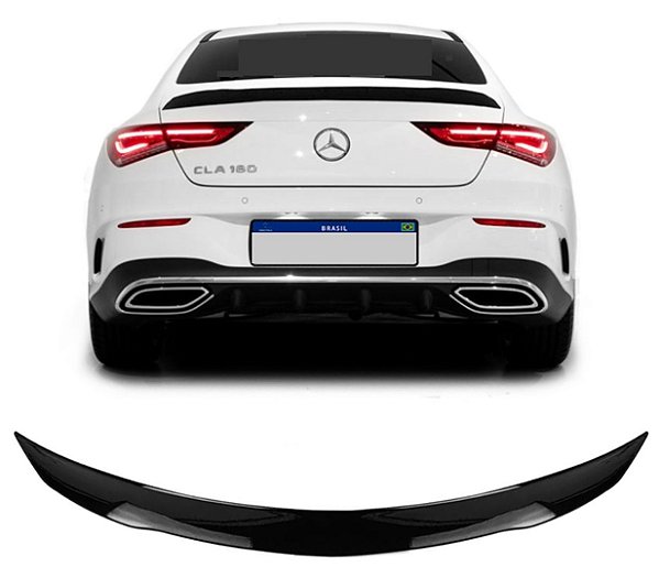 Aerofólio Mercedes Classe CLA W118 C200 2020-2021 Black Pian