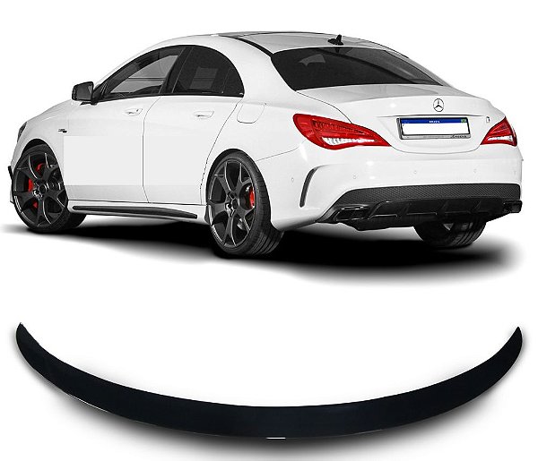 Aerofólio Mercedes Classe CLA W117 CLA180 2014-2019 Black Pi
