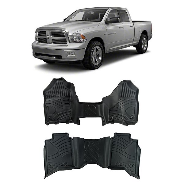 Jogo Tapete Bandeja Dodge Ram 1500 2011 À 2017 Automotivo