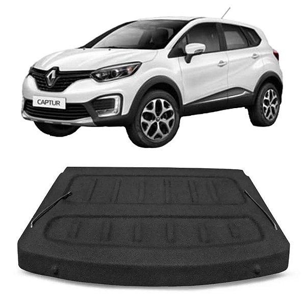 Tampão Bagagito Porta Malas Captur Preto C/ Cordas 2017-2023