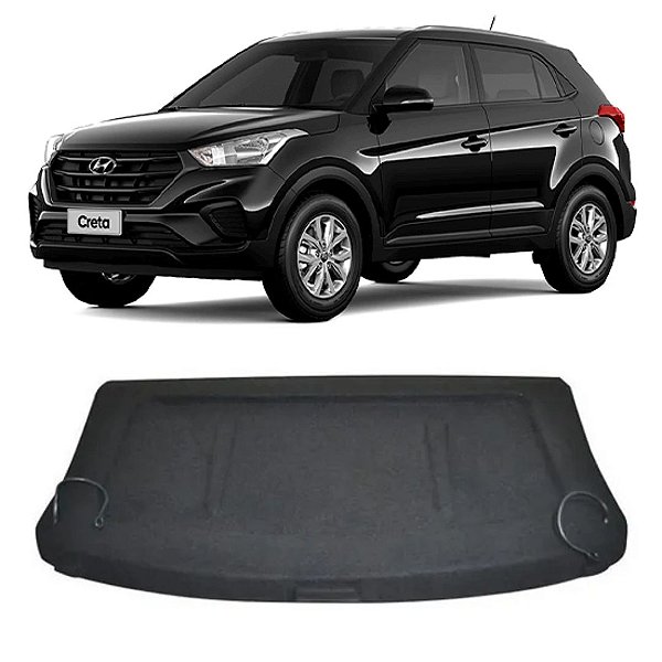 Tampão Bagagito Porta Malas Creta Preto C/ Cordas 2016-2021