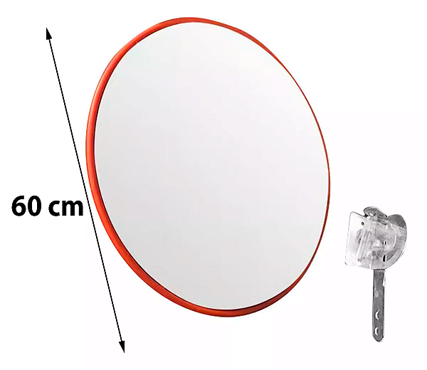 Espelho Convexo 60cm S/pestana Estacionamento Segurança