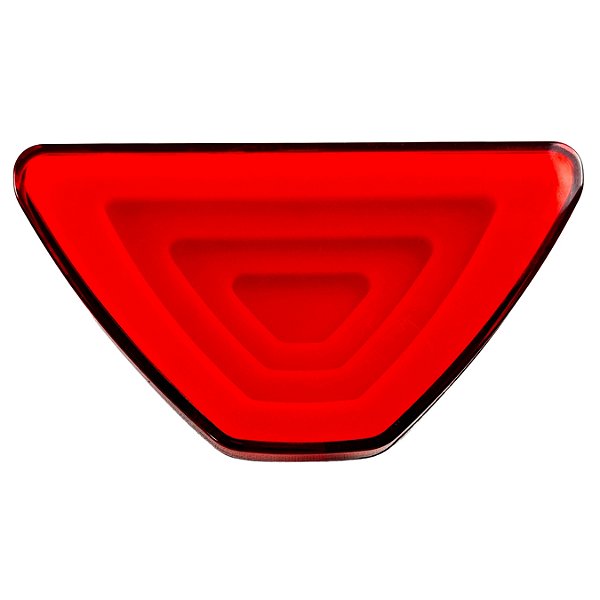 Brake Light Universal F1 Led Gel Triângular  22cm Vermelho