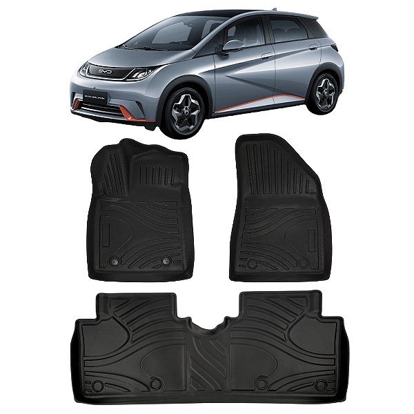 Jogo Tapete Bandeja BYD Dolphin 2022 Automotivo