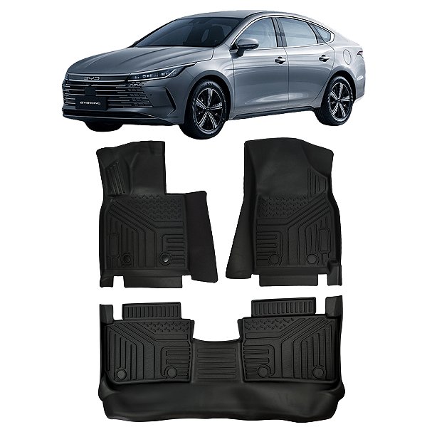 Jogo Tapete Bandeja BYD King Automotivo