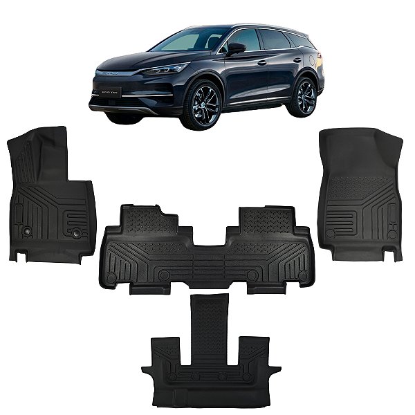 Jogo Tapete Bandeja BYD Tan EV 7 Lugares Automotivo