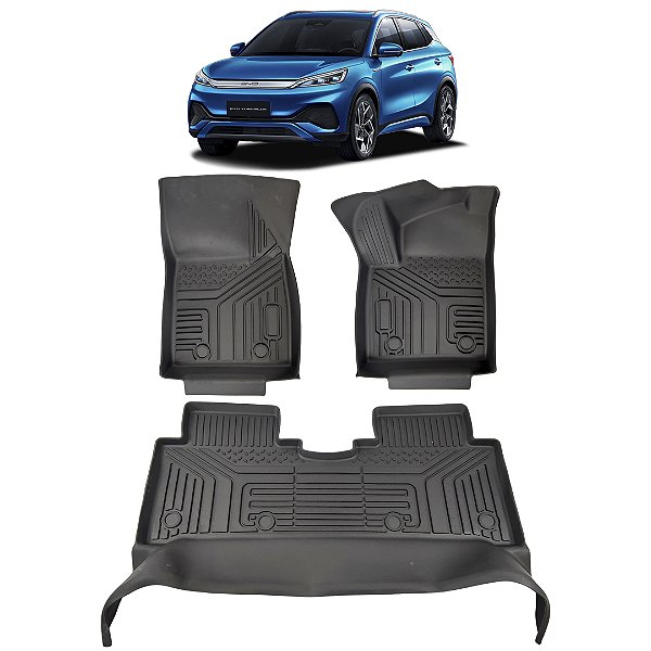 Jogo Tapete Bandeja BYD Yuan Plus 2023+ Automotivo