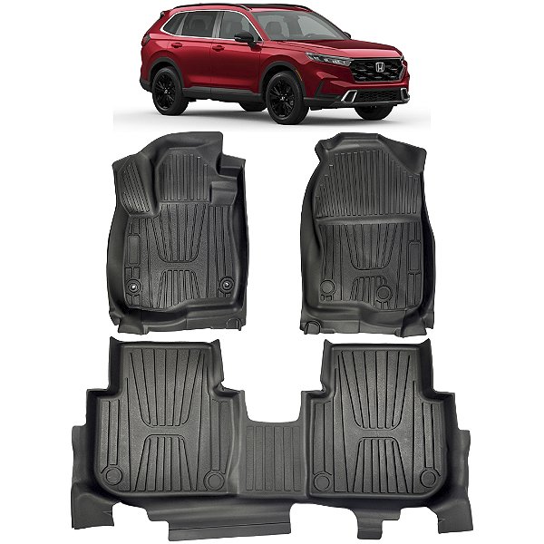 Jogo Tapete Bandeja Honda CRV 2023+ Automotivo
