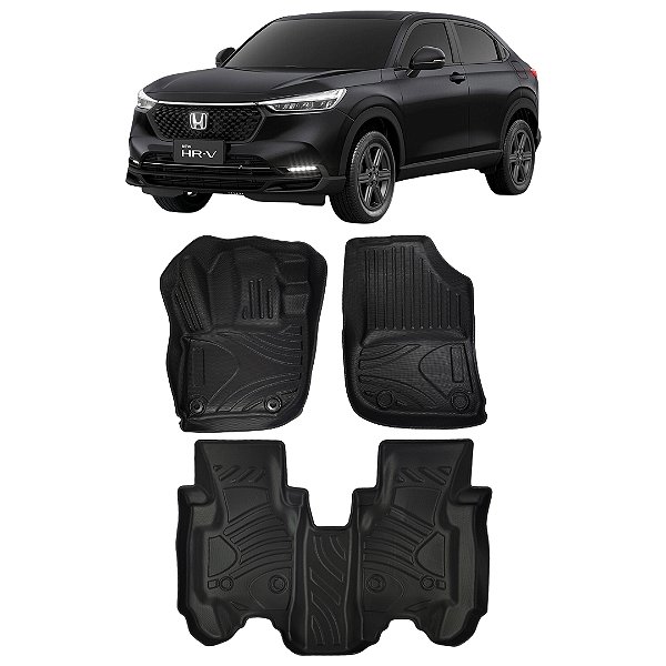Jogo Tapete Bandeja Honda HRV 2022 Automotivo
