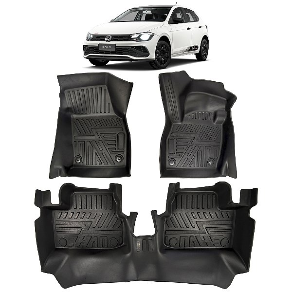 Jogo Tapete Bandeja Volkswagen Polo Plus Automotivo