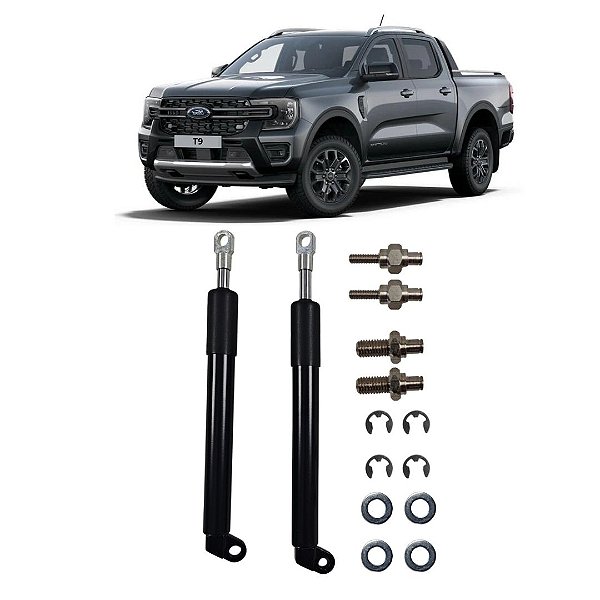 Par Amortecedor Tampa Caçamba Traseira Ranger 2023+