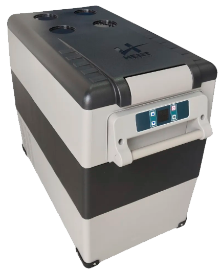 Geladeira 55 Litros Portátil 12v/24v 110v/220v Cinza