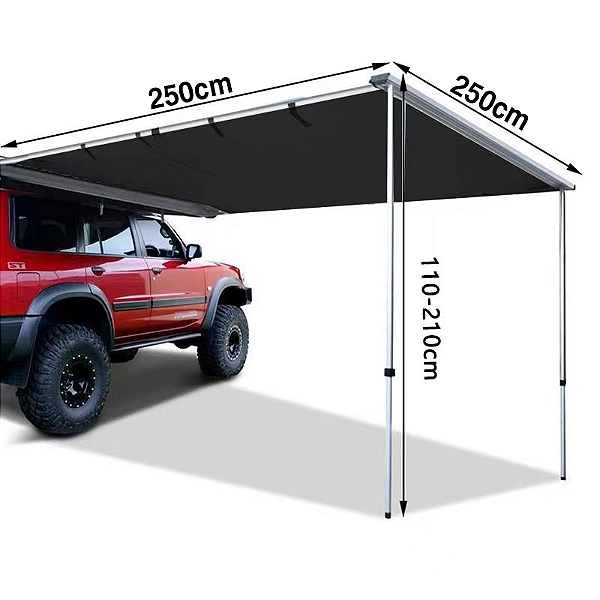 Toldo Automotivo Lateral 2,5 X 2,5 Mts Off Road Com Led