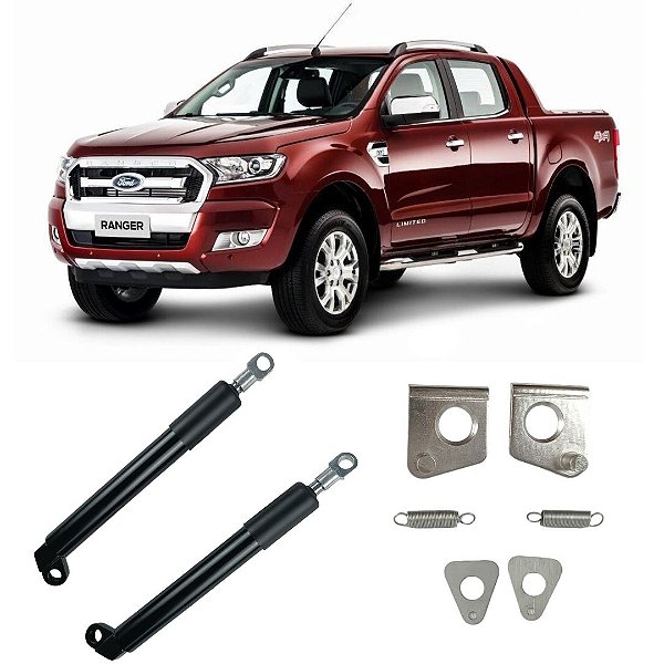 Amortecedor Tampa Caçamba Traseira Ranger T6 T7 T8 13 À 2023