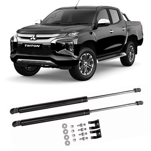 Amortecedor Dianteiro Para Capô A Gás L200 18+ Aço Inox