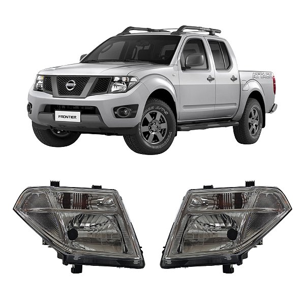 Par Farol Frontier 2008 Até 2016 Lente Cromada