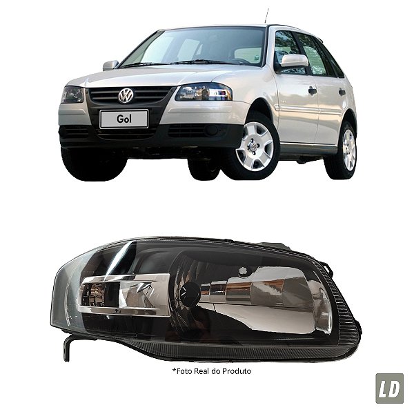 Farol Gol G4 2005 A 2014 Mascara Negra Power LD Passageiro