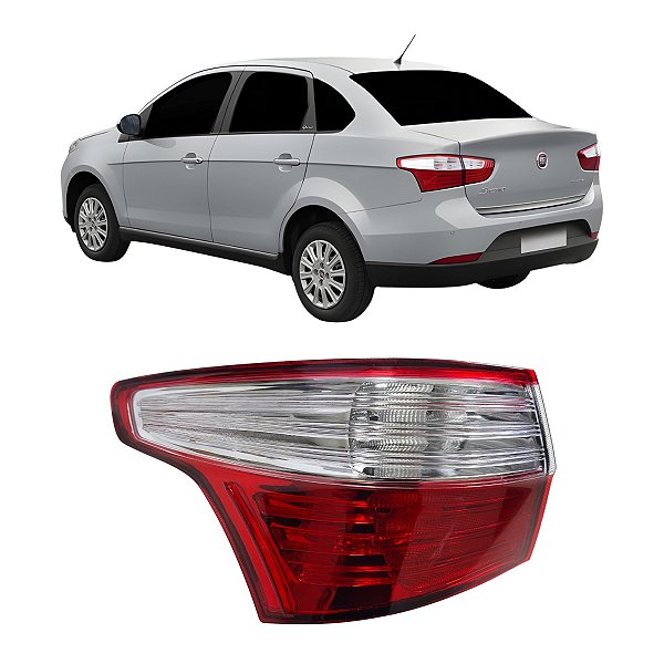 Lanterna Grand Siena 2012 Até 2022 Canto Lado Motorista LE