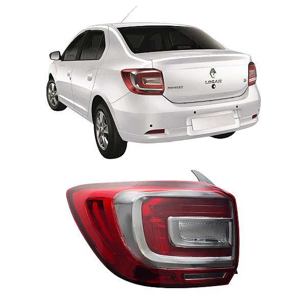 Lanterna Traseira Logan 2015 Até 2025 Motorista LE