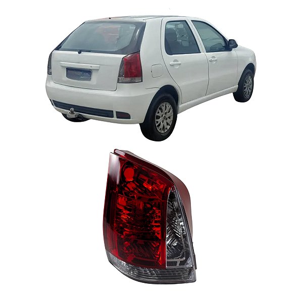 Lanterna Traseira Palio 2004 Até 2017 Fumê Motorista LE