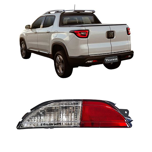 Lanterna Parachoq Traseiro Toro e Punto 2016 Até 2024 Motorista LE