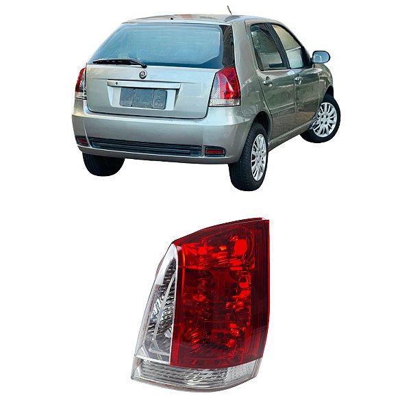 Lanterna Traseira Palio Fire 2004 Até 2017 Cristal Motorista LE