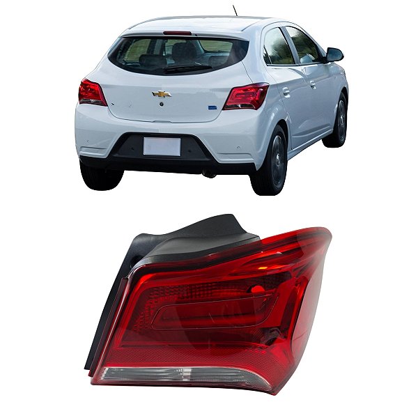 Lanterna Traseira Onix 2017 Até 2019 Passageiro LD