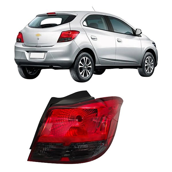 Lanterna Traseira Onix 2012 Até 2019 C/Ré Fumê Passageiro LD