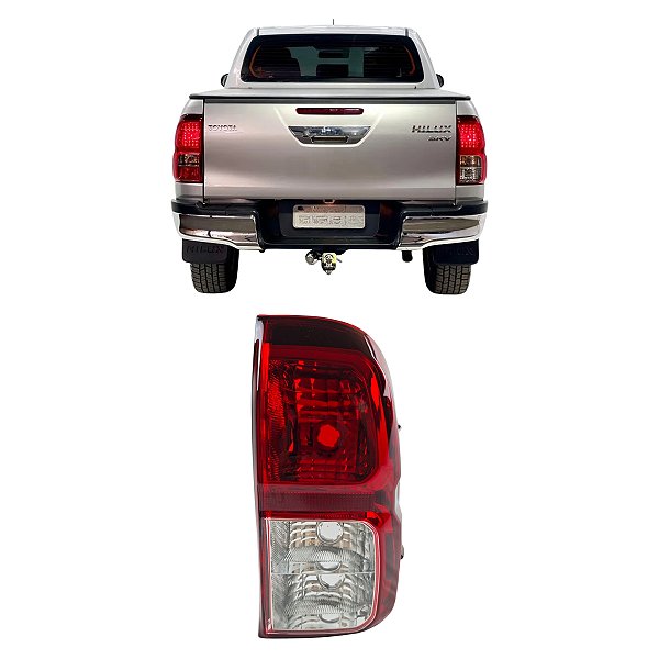 Lanterna Traseira Hilux 2016 Até 2021 Lado Direito Passageiro