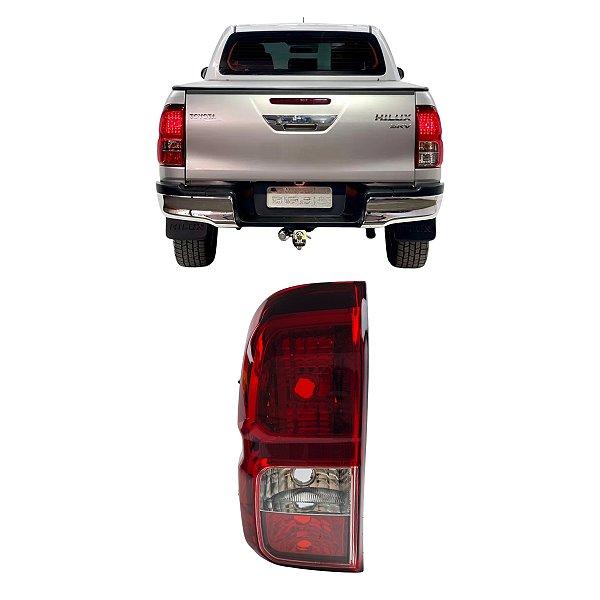 Lanterna Traseira Hilux 2016 Até 2021 Lado Esquerdo Motorista