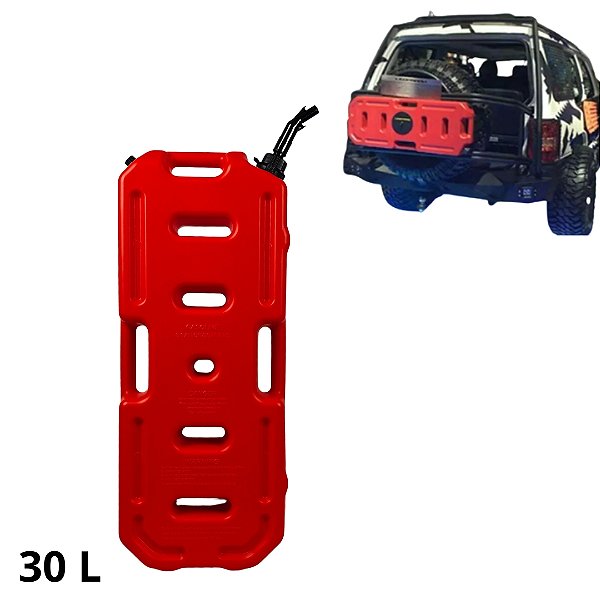 Galão Combustivel Off Road 30L Vermelho